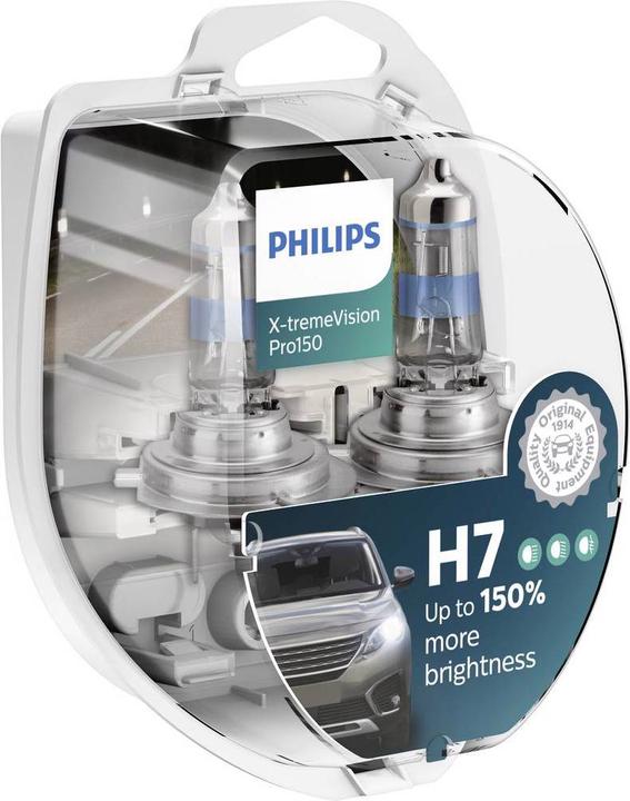 Actual product image Philips Halogen bulb headlight lamp H7 X treme Pro150 (H7)