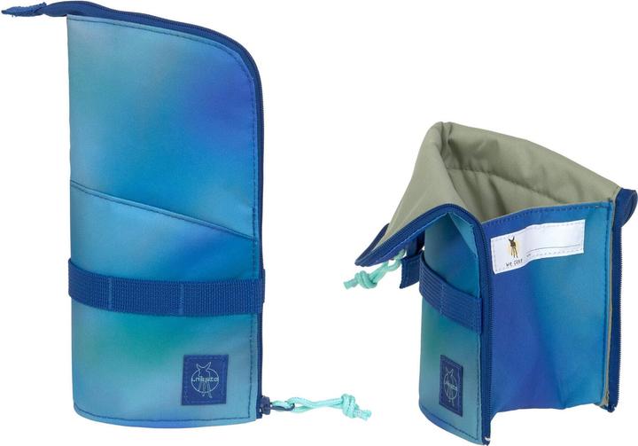 Immagine prodotto Lässig Schulrucksack-Set Boxy, Grün / Blau (21 l)