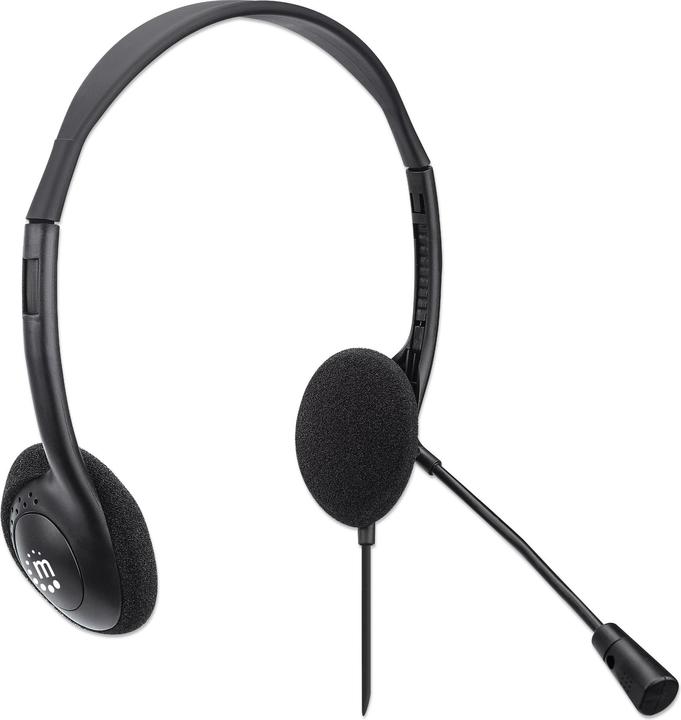 Manhattan Cuffia stereo USB (Cablato, USB-A)