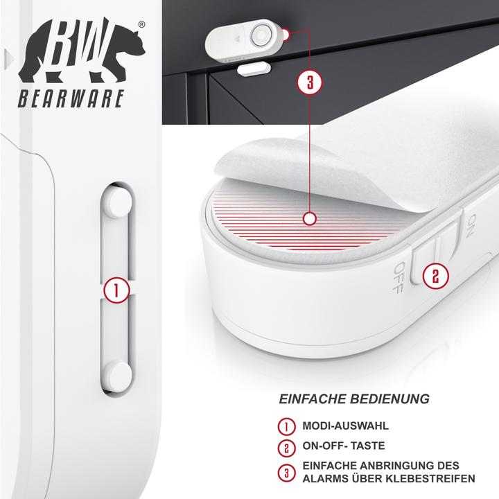 Produktbild Bearware Fenster & Türalarm