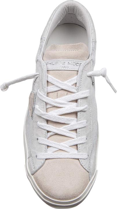 Produktbild Philippe Model sneakers prsx low in laminated leather silver (38)