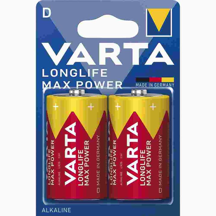Produktbild Varta Longlife Max Power (2 Stk., D, 16500 mAh)