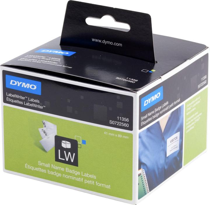 Actual product image Dymo S0722560 Blank name badges