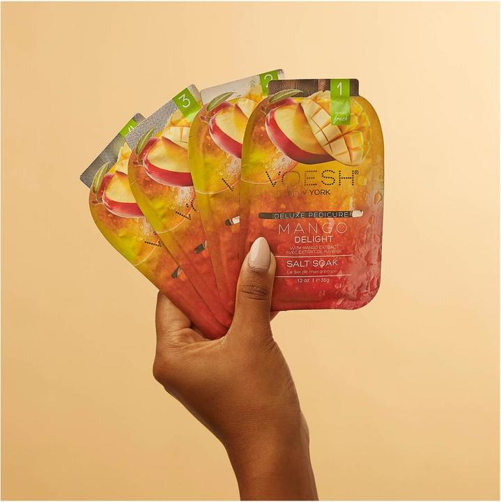 Actual product image Voesh Pedi Mango Delight (Foot cream & foot gel, Foot bath, Foot mask)