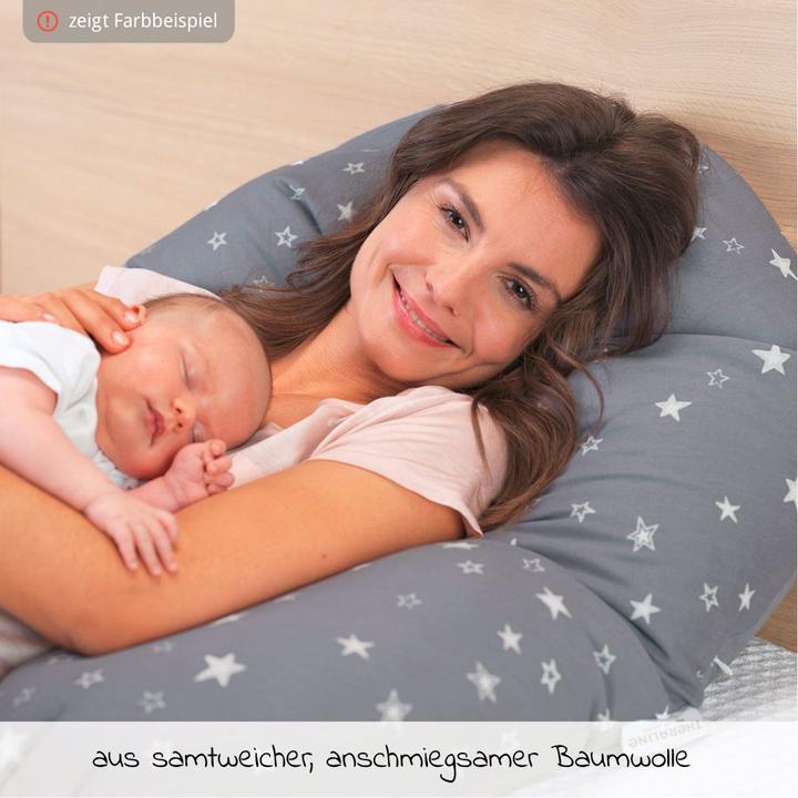 Image du produit Theraline Coussin d'allaitement "The Original" avec rembourrage en fibres creuses de polyester, y compris la (38 cm)