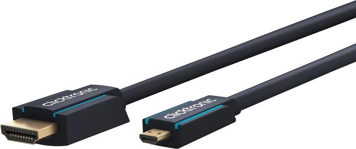 Produktbild clicktronic micro HDMI (Typ D) — HDMI (Typ A) (3 m, HDMI)