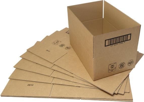 Nordiskt Papper AB Standardkasse, 1-lag, 300x220x180 mm - (25 stk.) (25 x)