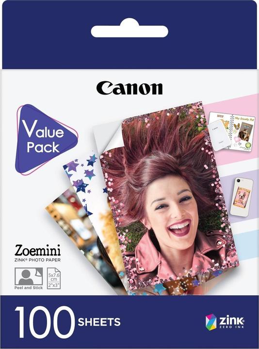 Canon ZP-2030 (290 g/m², 5 x 7.5 cm, 100 x)