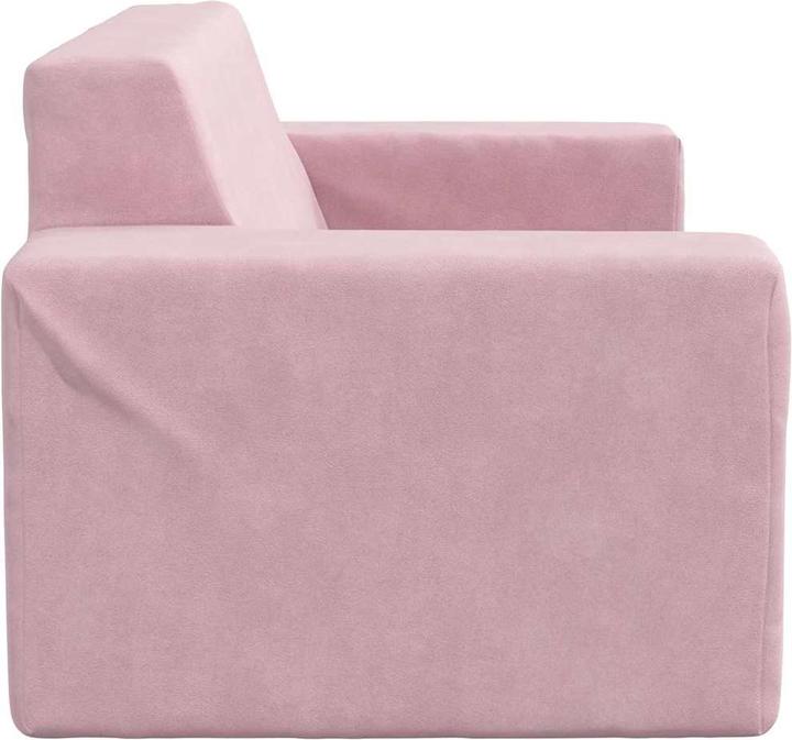 Image du produit VidaXL Canapé enfant 2 places Rose Doux en peluche (Canapé pour enfants)