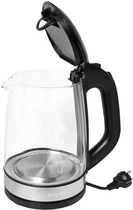 Produktbild Exquisit WK 3501 5010060, glas/edelstahl/sch (2 l)