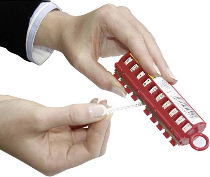 Produktbild 3M Bedruckte Klebemarker code™ Kabelmarkierer