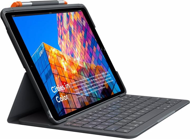 Produktbild Logitech Slim Folio (IT, iPad 2019 (7. Gen), iPad 2020 (8. Gen), iPad 2021 (9. Gen))