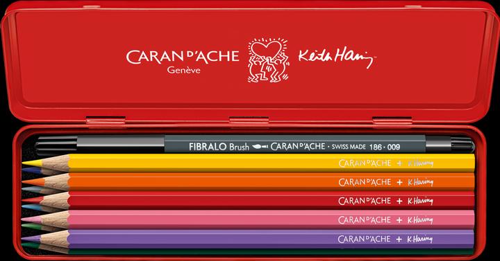 Actual product image Caran d'Ache Farbset Keith Haring Sonderedition (Multicoloured, 11 x)