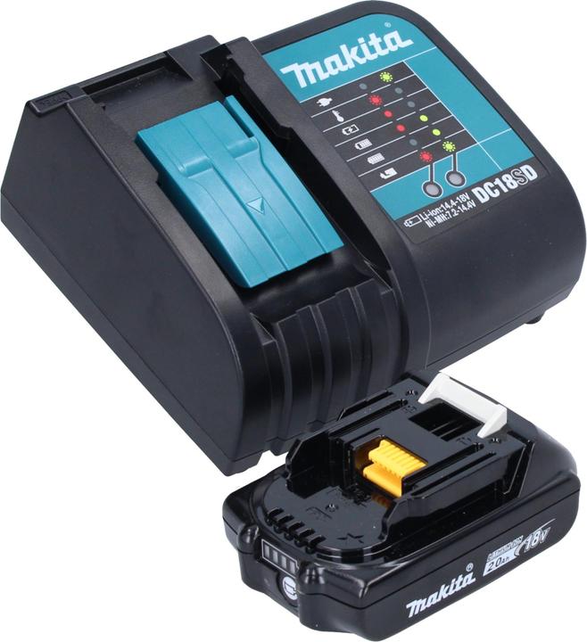 Actual product image Makita DCL 180 SAO cordless hoover 18 V 0.65 l Olive Outdoor Adventure series + 1x rechargeable battery