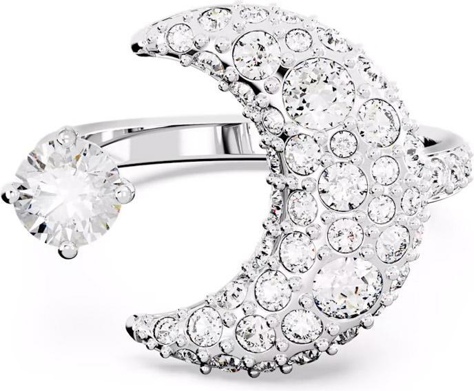Swarovski Luna Offener Ring Mond Weiss