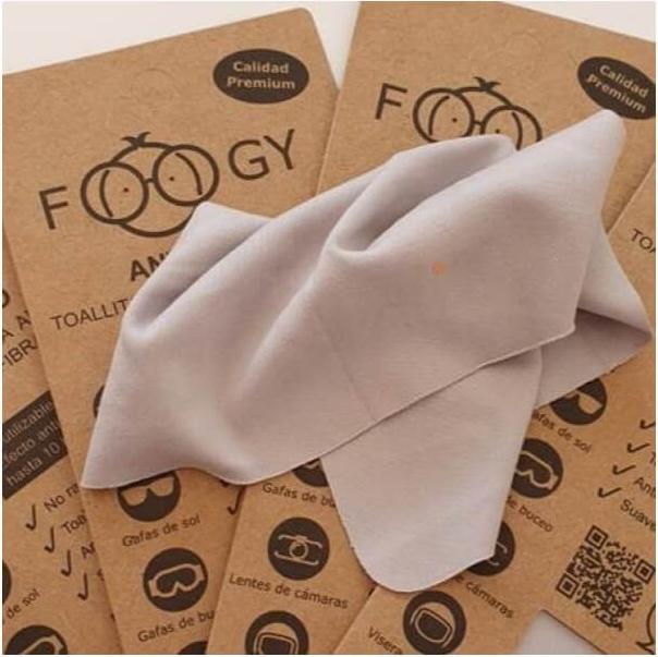 Actual product image Foogy Anti-fogging and cleaning cloth