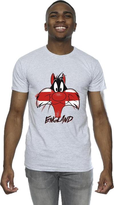 Produktbild Looney Tunes Sylvester England Face TShirt (M)