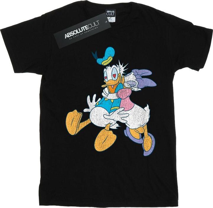 Actual product image Disney Mens Donald And Daisy Duck Kiss T-Shirt (M)