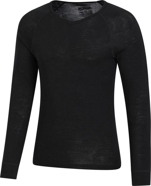 Image du produit Mountain Warehouse Mens Merino Wool V Neck Base Layer Top (XXS)