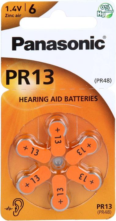 Actual product image Panasonic Battery for hearing aids PR 13, 6 pcs. (6 pcs.)
