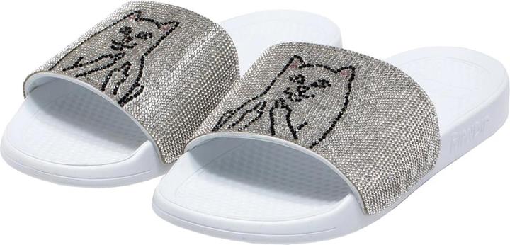 Image du produit RipnDip Lord Nermal Slides Rhinestone Blanc (43)