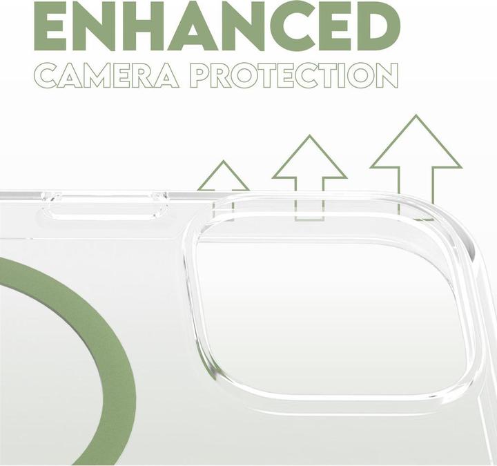 Produktbild PanzerGlass CARE by ® Flagship Case Transparent Urban Combat m. Grün MagSafe iPhone '24 6.9" Pro (Apple iPhone 16 Pro Max)