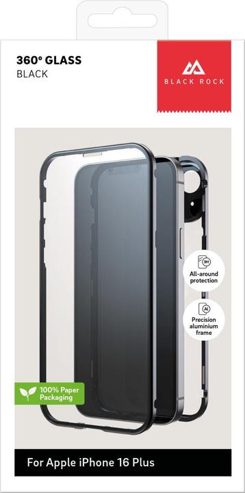 Actual product image Black Rock 360° Glass (Apple iPhone 16 Plus)