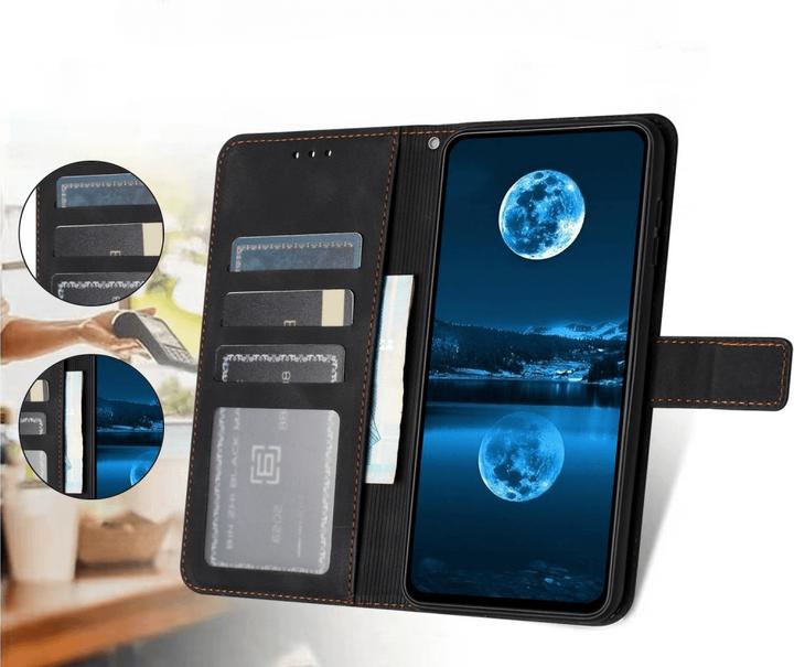 Produktbild Cover-Discount Galaxy A55 – Wildleder Look Etui im Vintage Design (Samsung Galaxy A55)