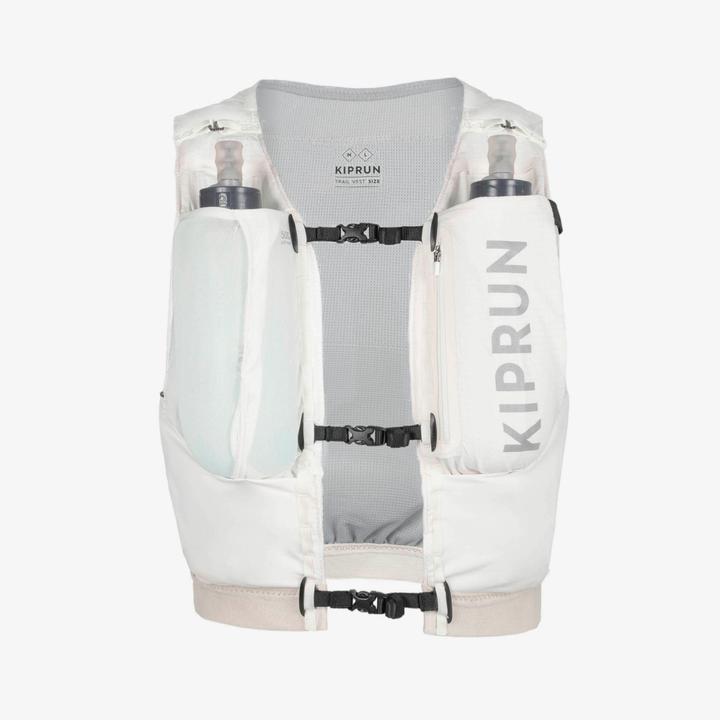 Image du produit Kiprun Gilet trail running compétition porte flasques Mixte - veste 5L blanc (XXL)