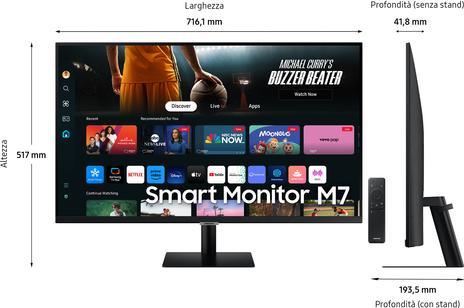Actual product image Samsung Smart M7 - M70D (3840 x 2160 Pixels, 32")