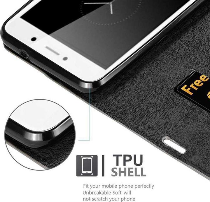 Produktbild Cadorabo Book Invisible Magnet Cover (Huawei Enjoy 7 Plus)