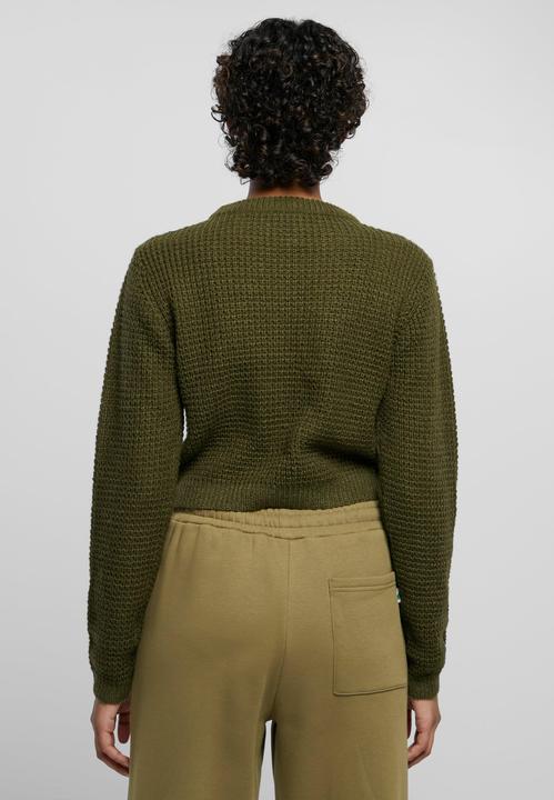 Produktbild Urban Classics Ladies Short Waffle Sweater (S)