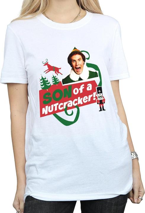 Produktbild Elf Son Of A Nutcracker Boyfriend Fit TShirt (S)