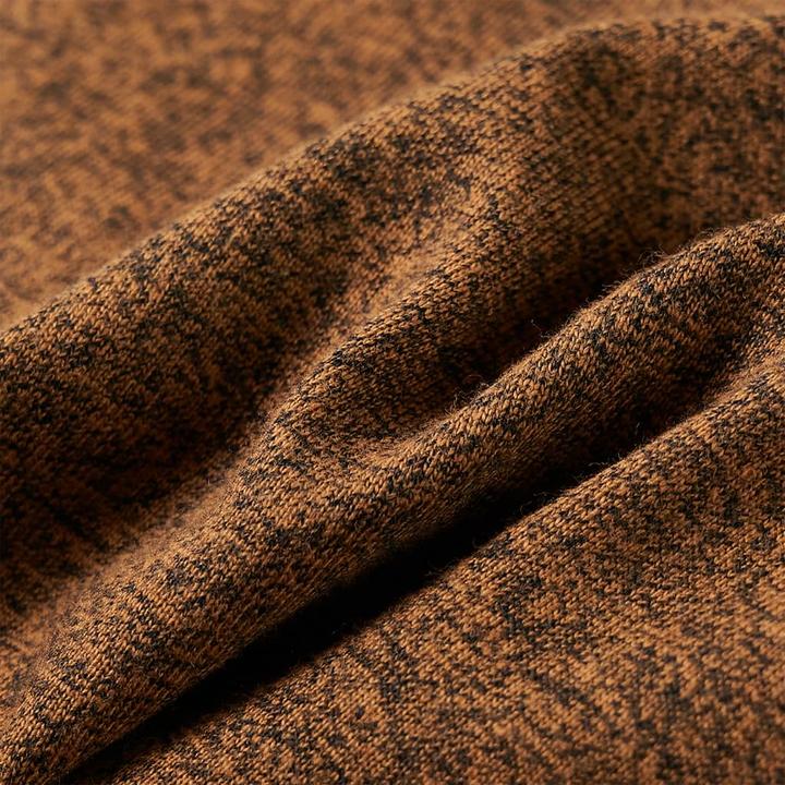 Actual product image VidaXL Children's long-sleeved shirt Cognac Melange 92,Material: 50 (92)