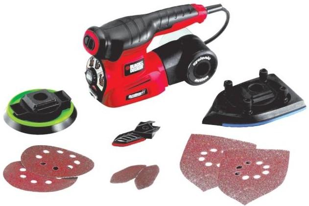 Black & Decker Ponceuse multiusages 4 en 1 Autoselect (Ponceuse multi, 220 W)