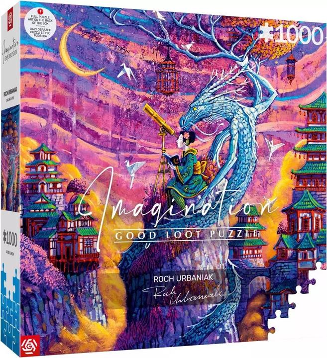 Actual product image Cenega Puzzle Good Loot Imagination Puzzle: Roch Urbaniak Sakura i Ryu 1000 elementów (1000 pieces)