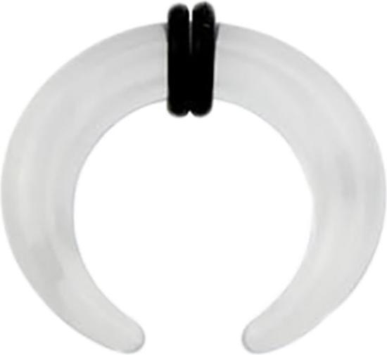 Actual product image Star Piercing Expanding sickle transparent (Acrylic, without brass)
