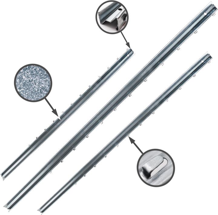 Produktbild Aquagart 250m Wildzaun Forstzaun Knotengeflecht 150/12/30+ Pfosten + Spanndraht