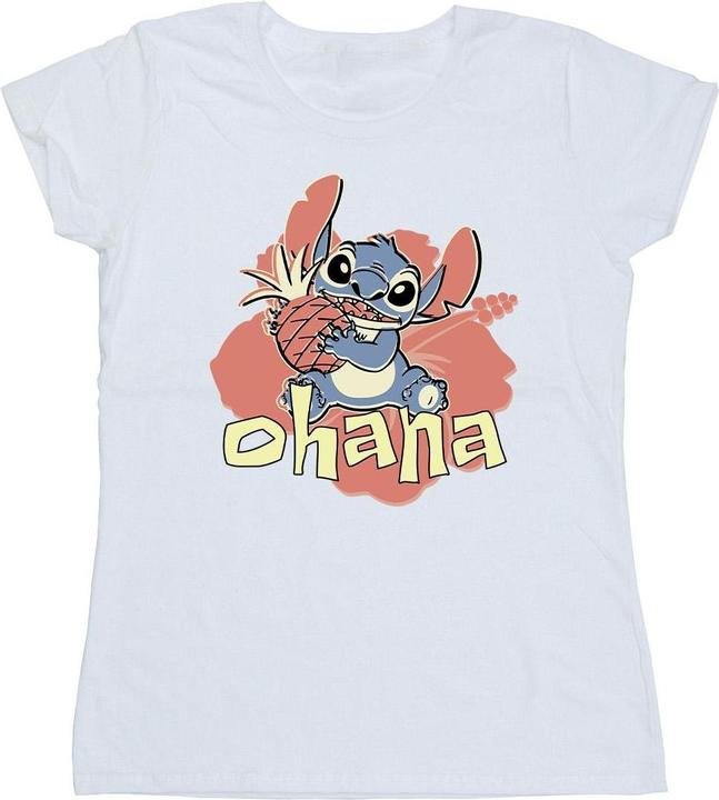 Image du produit Disney - T-shirt LILO AND STITCH OHANA PINEAPPLE - Femme (S)