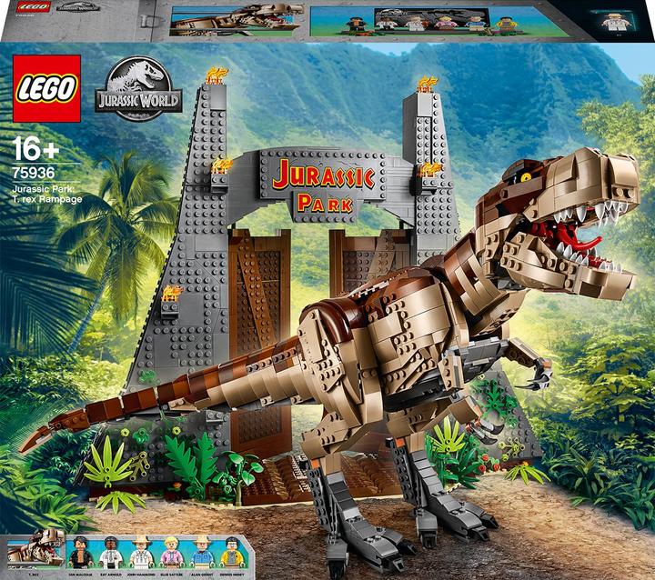 Produktbild LEGO Jurassic Park: T. Rex' Verwüstung (75936, LEGO Jurassic World)