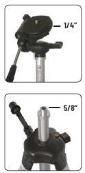 Actual product image Metrica LIGHTWEIGHT TRIPOD, WITH 1/4" ADAPTER