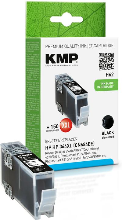 KMP H62 Tintenpatrone komp. m. HP CN 684 EE No. 364 XL (BK)