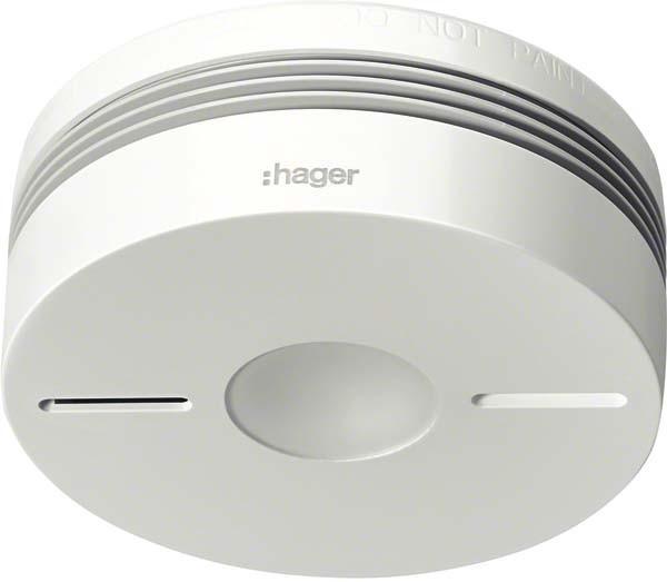 Productafbeelding Hager Draadloze dubbele alarmmelder TG551A Comfort Q IR alarmstop wit