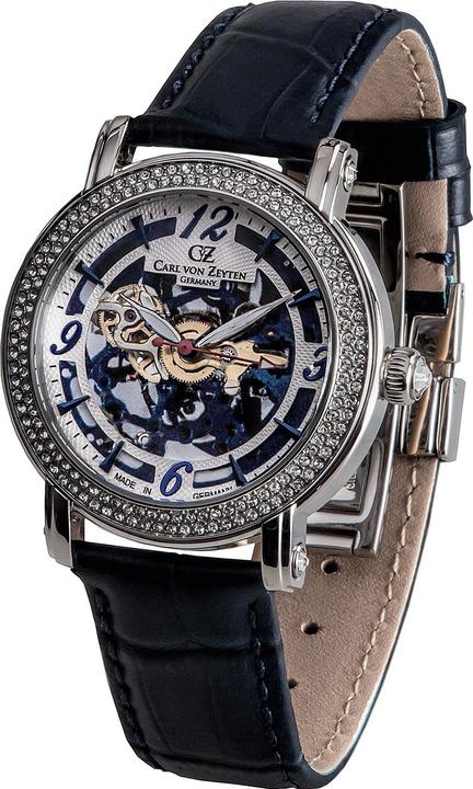 Actual product image Carl von Zeyten CVZ0061BL Wolfach Automatic 40mm 5ATM (Analogue wristwatch, 40 mm)
