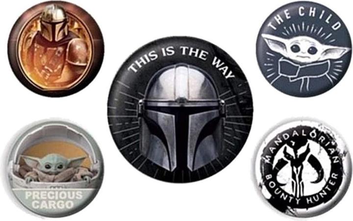 Image du produit Star Wars Kit de badges This Is The Way 5pcs plastique