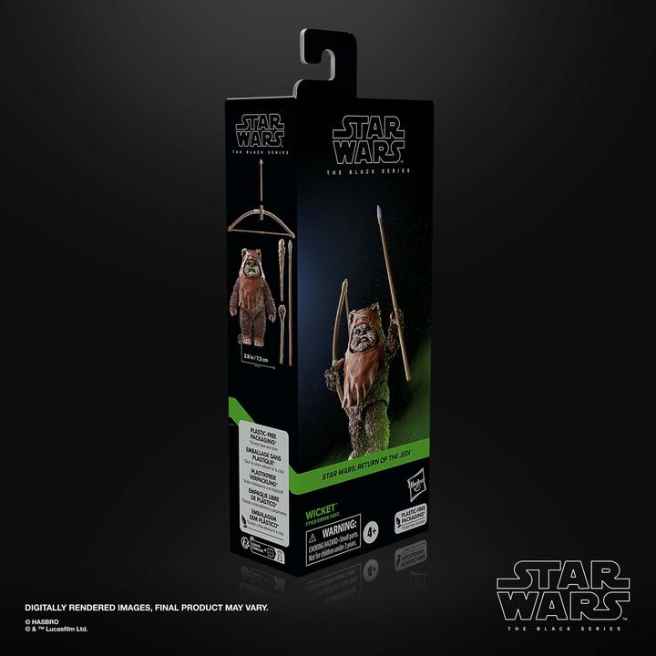 Produktbild Hasbro Star Wars Episode VI Black Series figurine Wicket 15 cm
