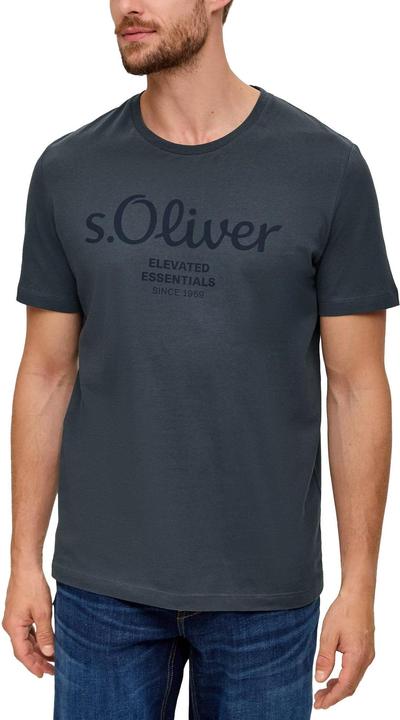Actual product image S.Oliver T-Shirt Casual Bequem sitzend Logo T-Shirt (XXL)