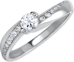 Actual product image Brilio Silver - Silver engagement ring with zircons 426 001 00530 04 - Circuit: 52 mm (52)