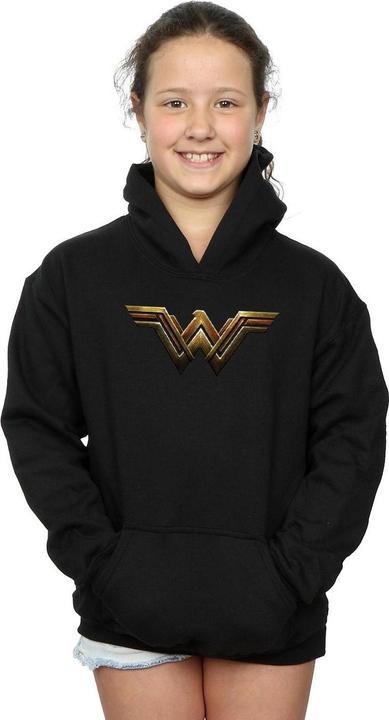 Produktbild Justice League Movie Wonder Woman Emblem Kapuzenpullover Mädchen (140, 146)