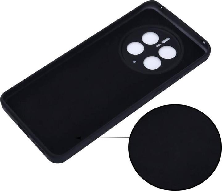 Produktbild Cover-Discount Huawei Mate 50 Pro - Silikon Gummi Hülle schwarz (Huawei Mate 50 Pro)